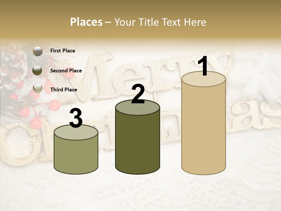 Glitter Celebration Holiday PowerPoint Template