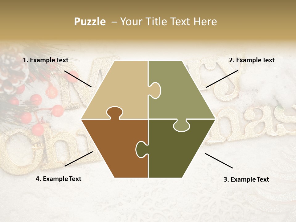 Glitter Celebration Holiday PowerPoint Template