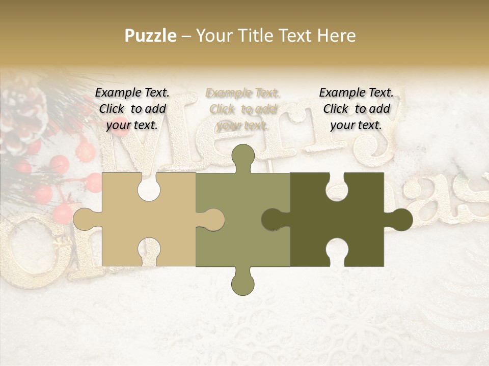 Glitter Celebration Holiday PowerPoint Template