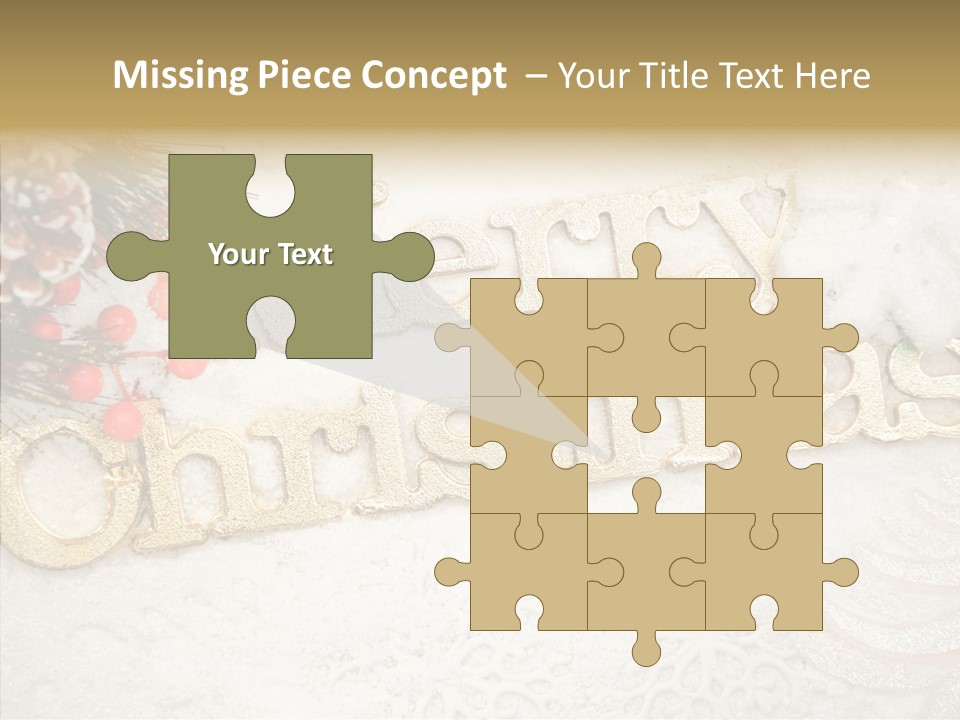 Glitter Celebration Holiday PowerPoint Template