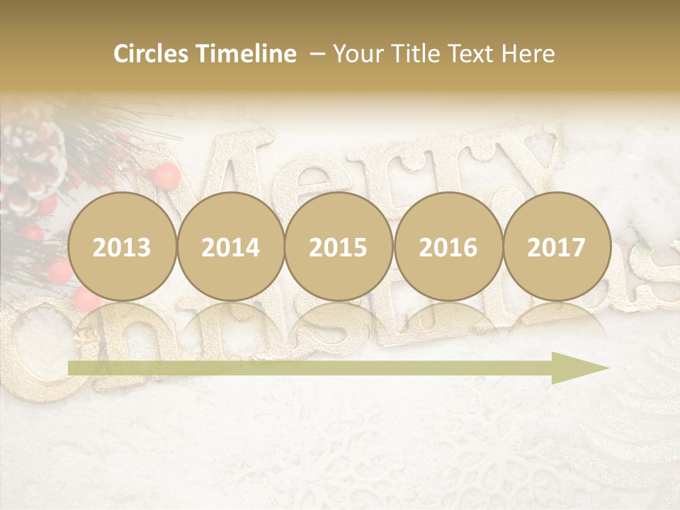 Glitter Celebration Holiday PowerPoint Template