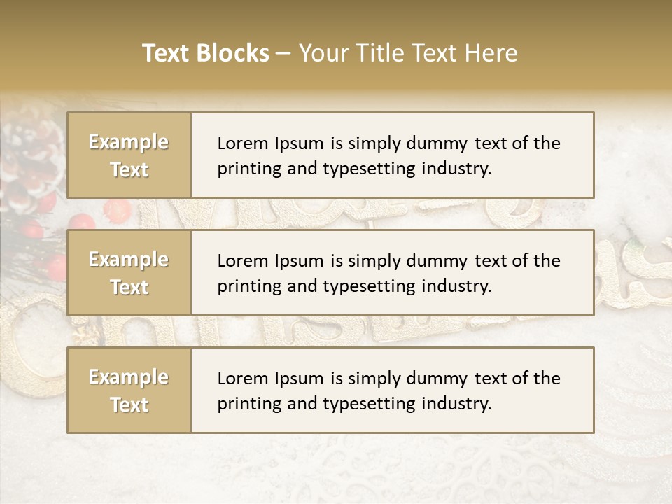 Glitter Celebration Holiday PowerPoint Template