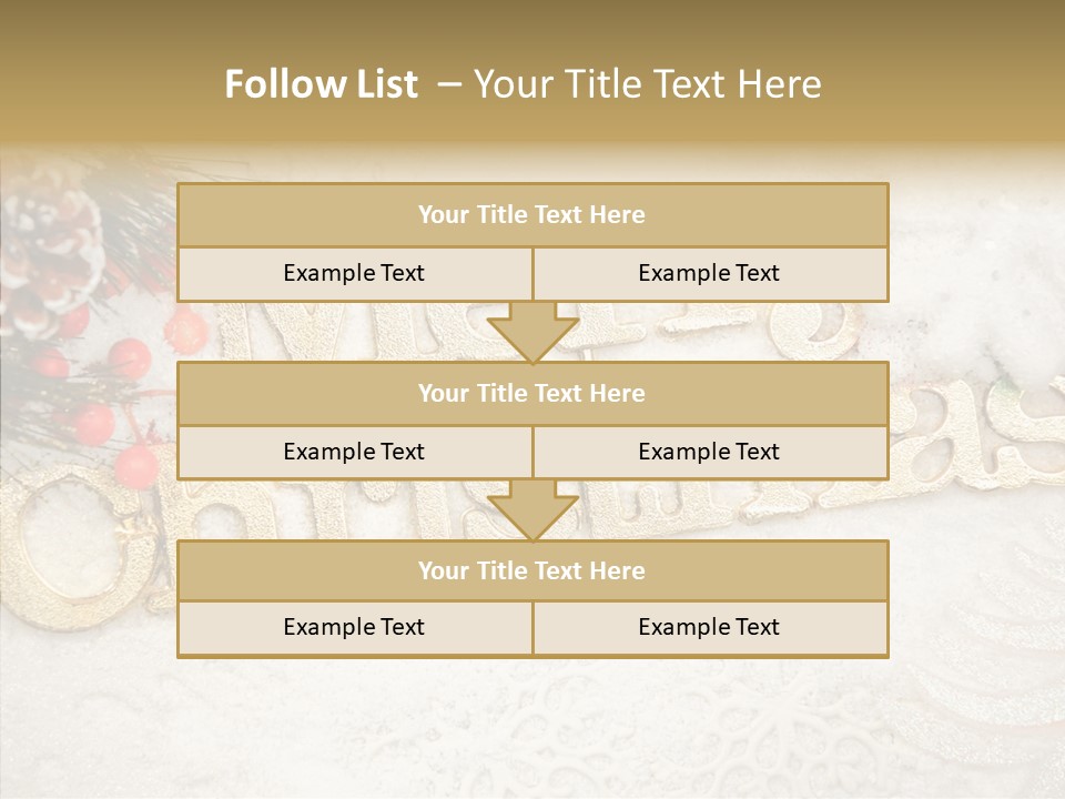 Glitter Celebration Holiday PowerPoint Template