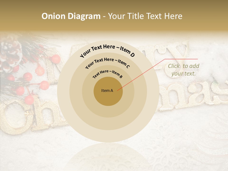 Glitter Celebration Holiday PowerPoint Template