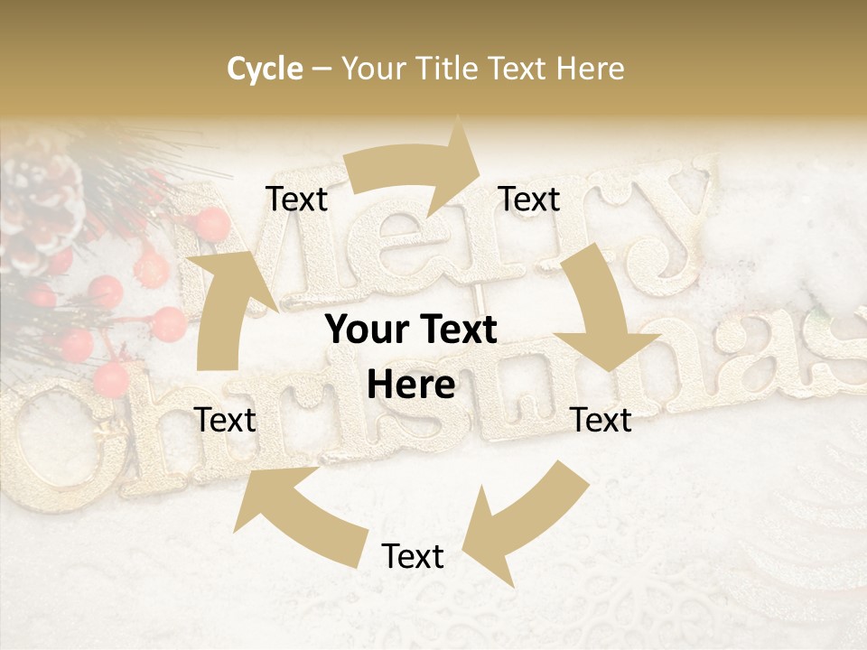 Glitter Celebration Holiday PowerPoint Template