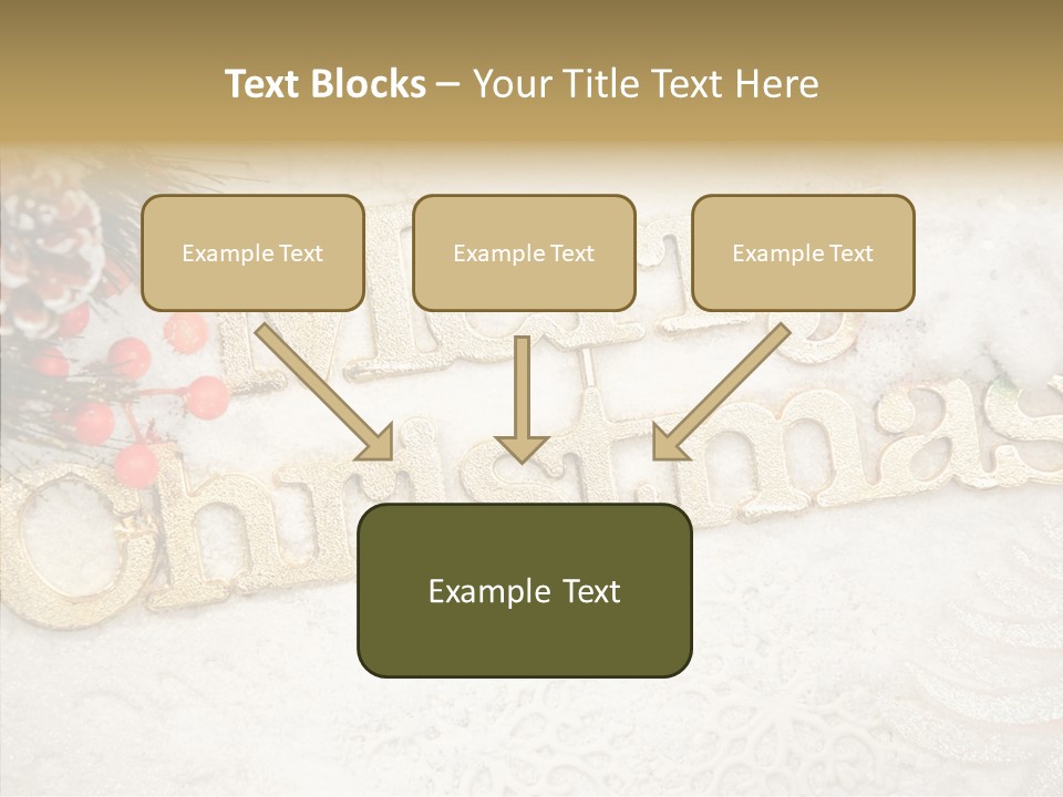 Glitter Celebration Holiday PowerPoint Template