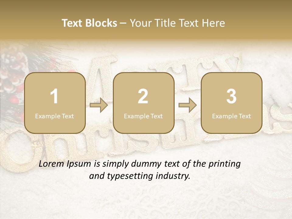 Glitter Celebration Holiday PowerPoint Template