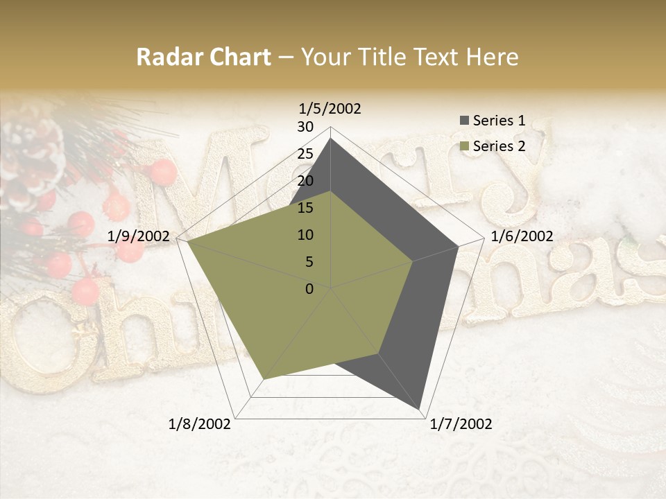 Glitter Celebration Holiday PowerPoint Template