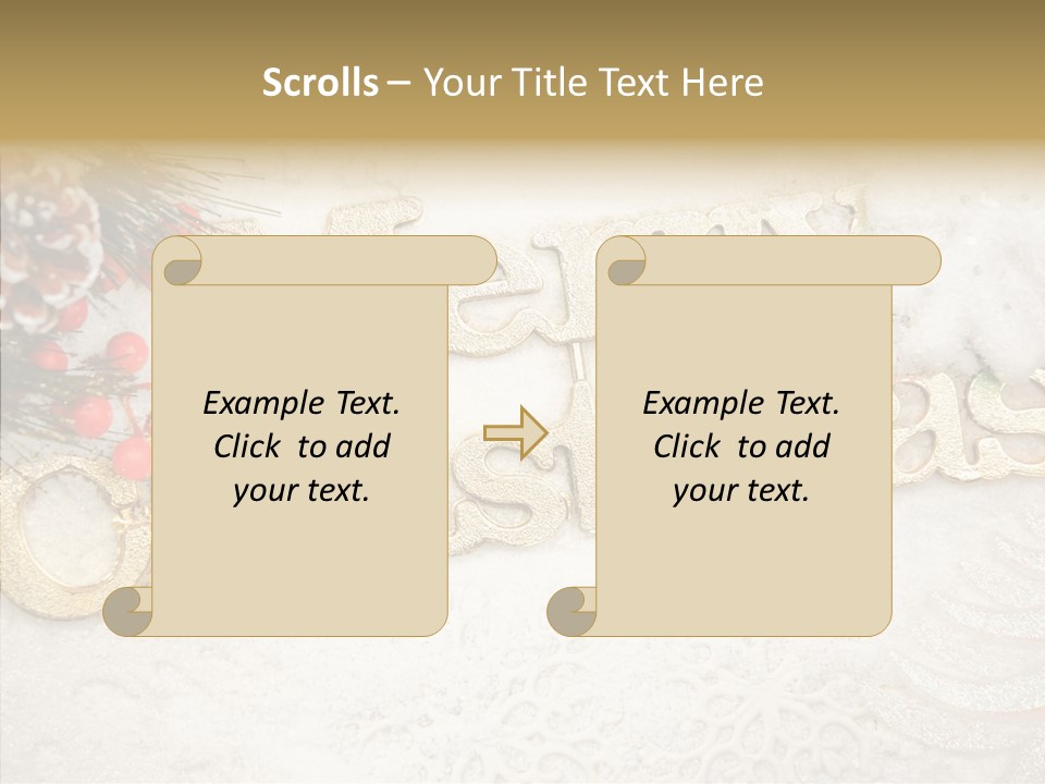 Glitter Celebration Holiday PowerPoint Template