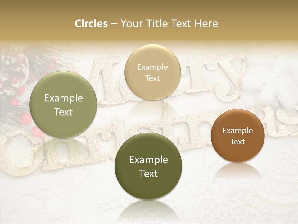 Glitter Celebration Holiday PowerPoint Template