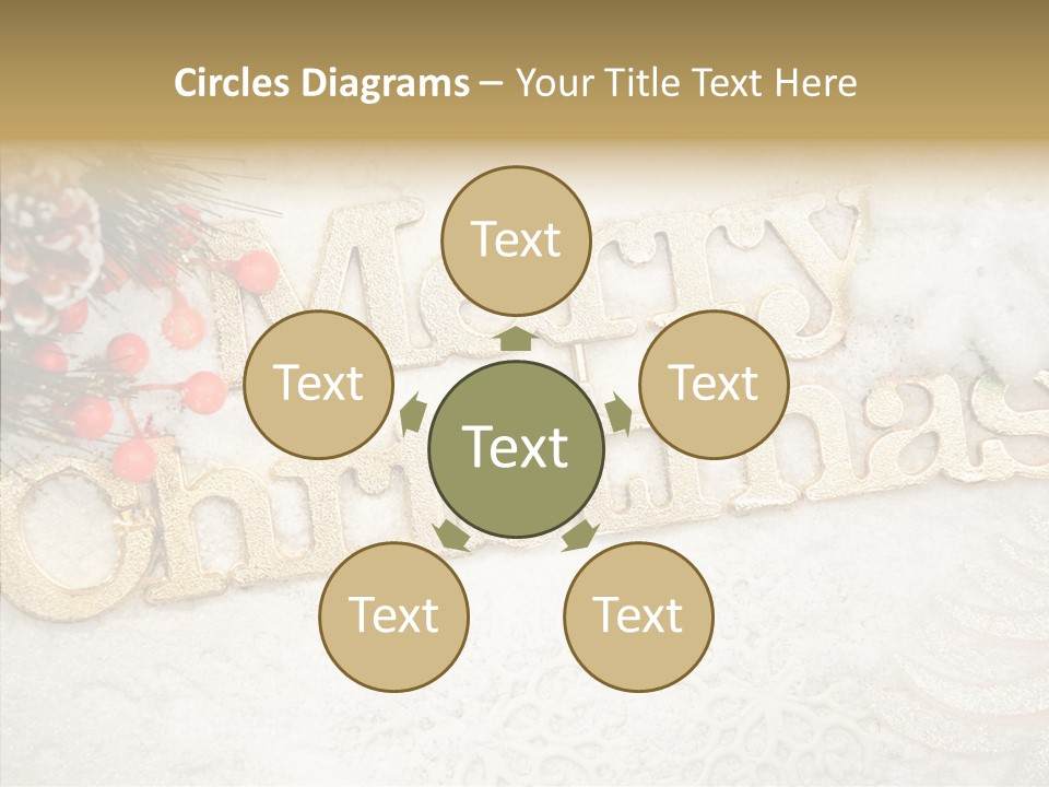 Glitter Celebration Holiday PowerPoint Template