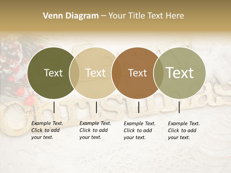 Glitter Celebration Holiday PowerPoint Template