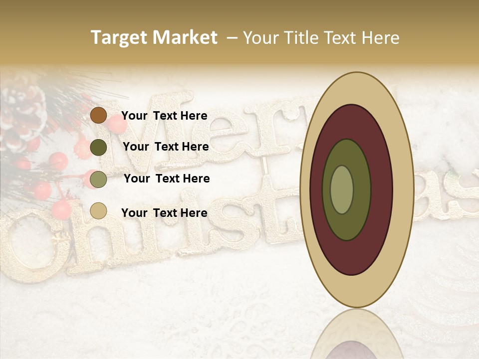 Glitter Celebration Holiday PowerPoint Template