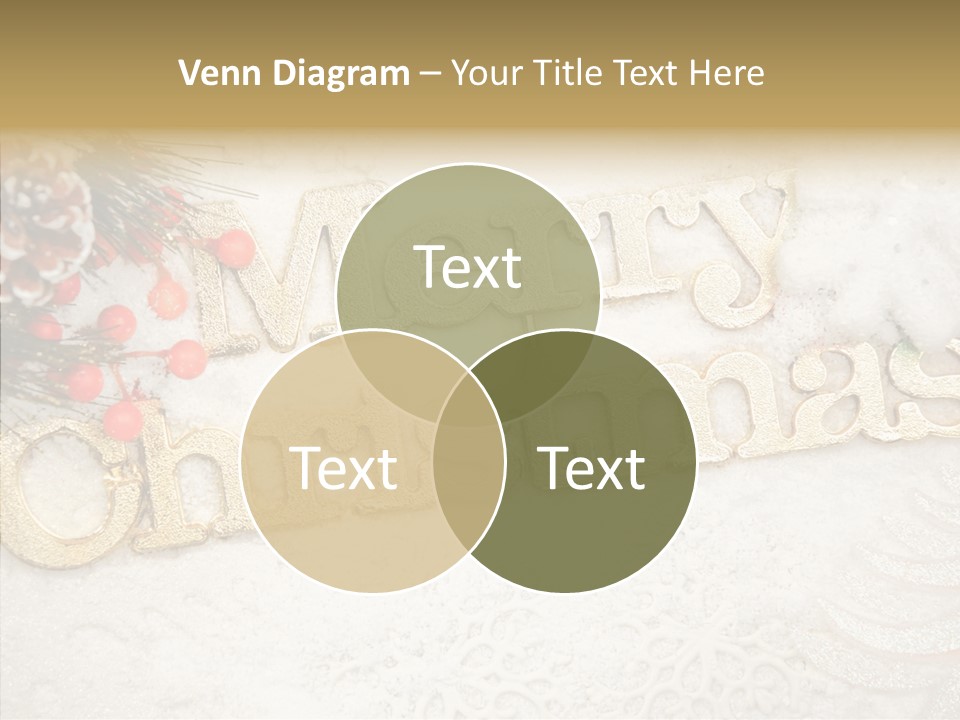 Glitter Celebration Holiday PowerPoint Template