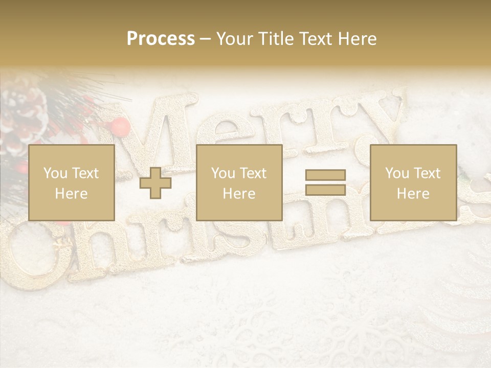 Glitter Celebration Holiday PowerPoint Template