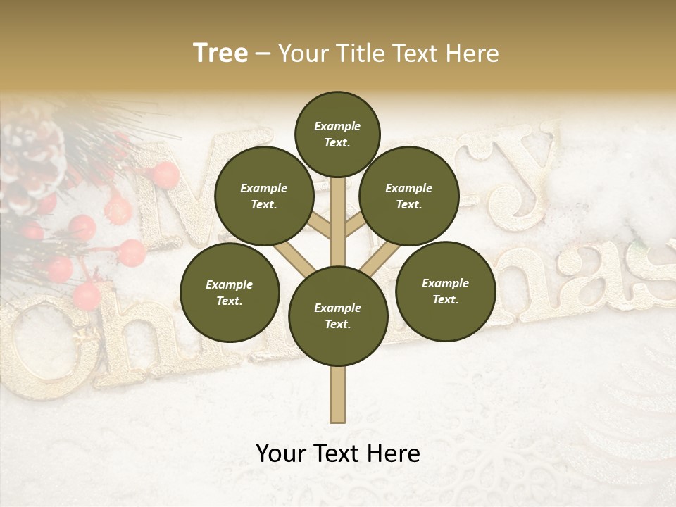 Glitter Celebration Holiday PowerPoint Template