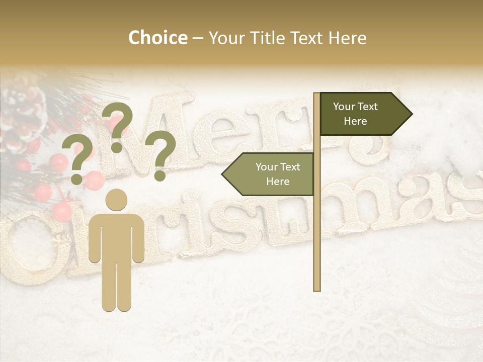 Glitter Celebration Holiday PowerPoint Template