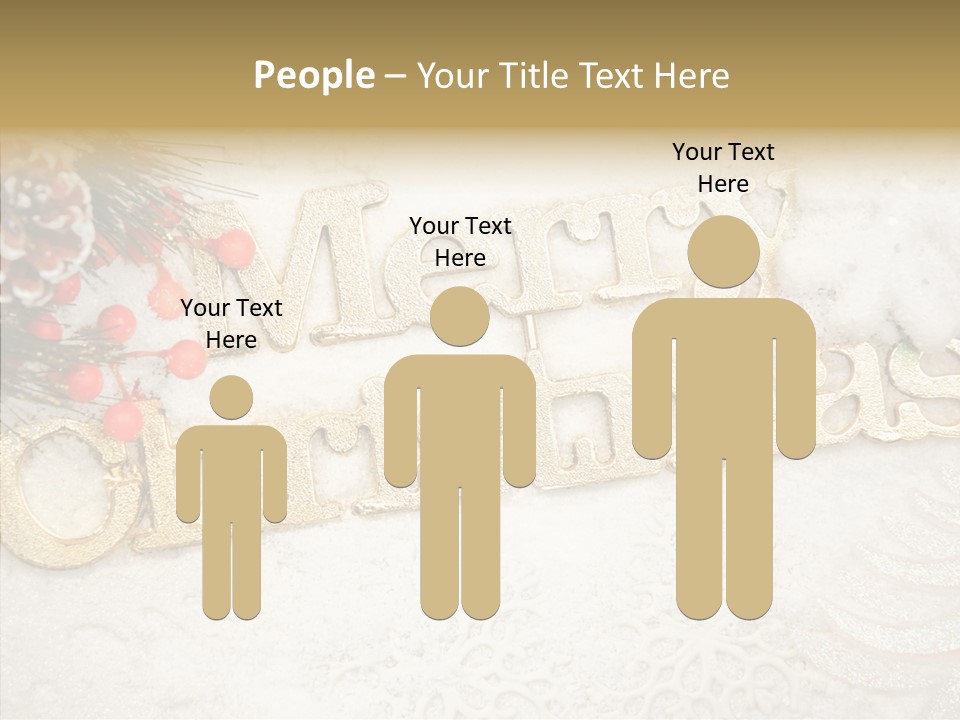 Glitter Celebration Holiday PowerPoint Template