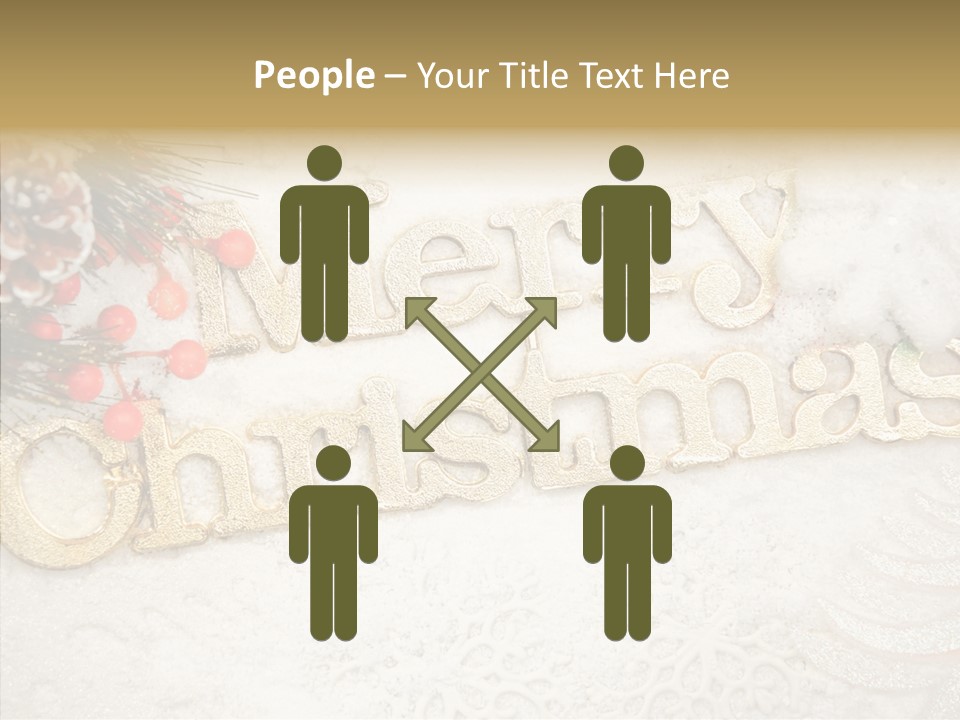 Glitter Celebration Holiday PowerPoint Template