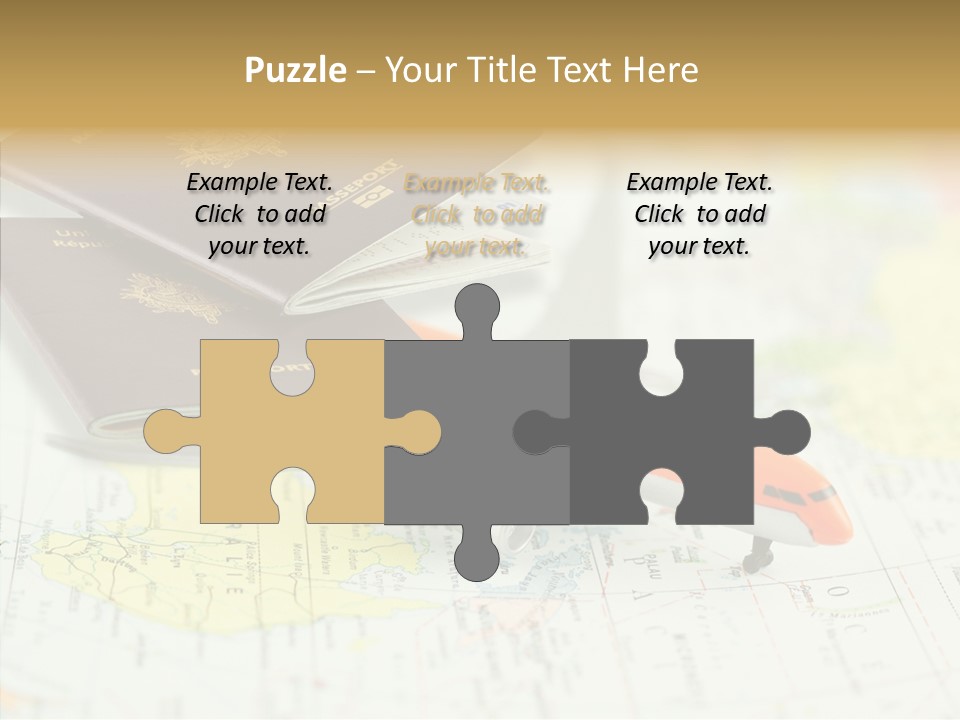 Correspondant Reportages Carnet De Voyages PowerPoint Template