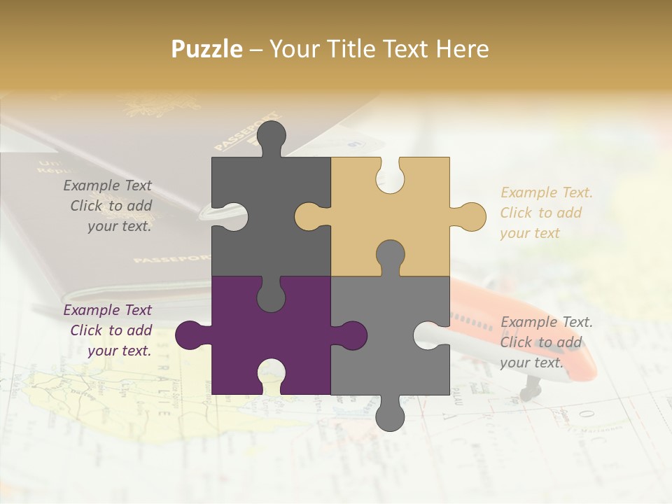 Correspondant Reportages Carnet De Voyages PowerPoint Template