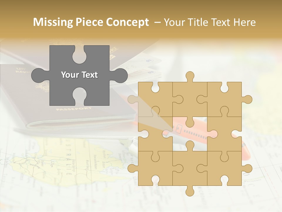 Correspondant Reportages Carnet De Voyages PowerPoint Template