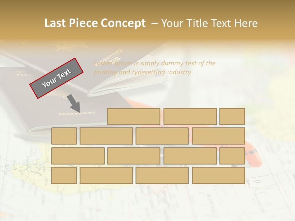 Correspondant Reportages Carnet De Voyages PowerPoint Template