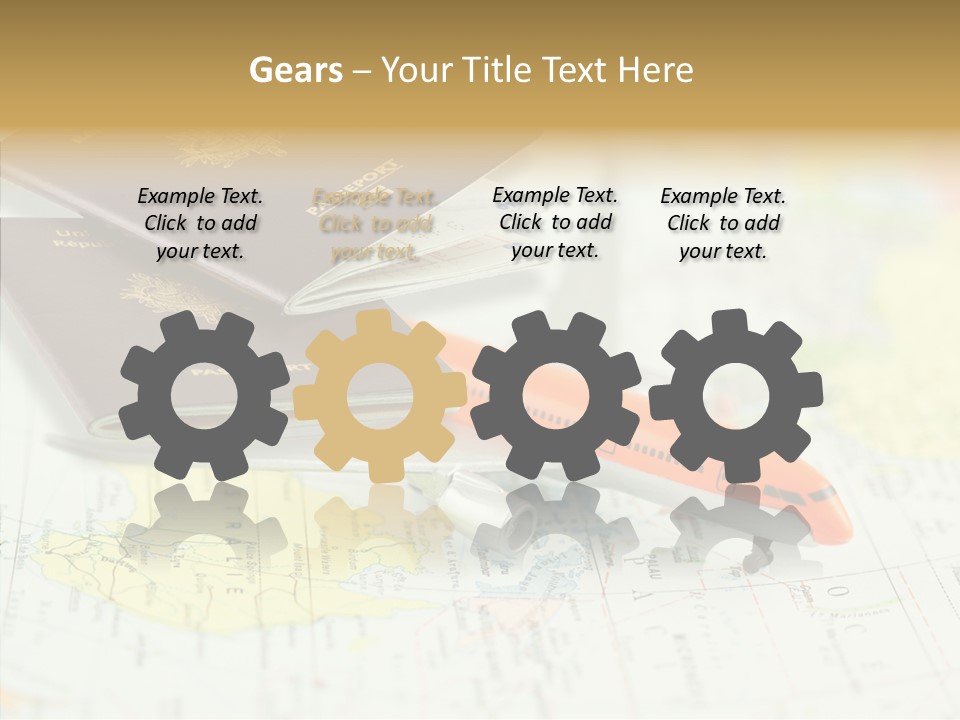 Correspondant Reportages Carnet De Voyages PowerPoint Template