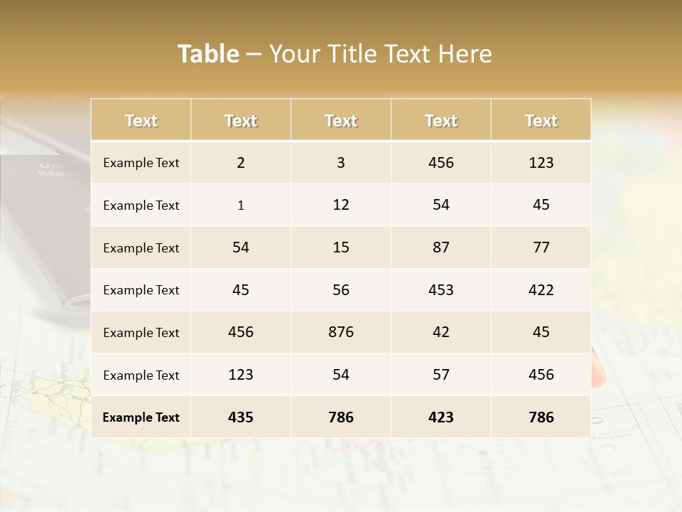 Correspondant Reportages Carnet De Voyages PowerPoint Template