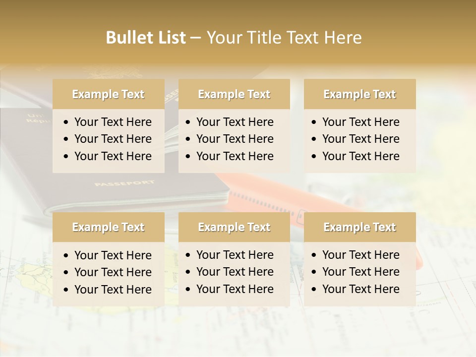 Correspondant Reportages Carnet De Voyages PowerPoint Template