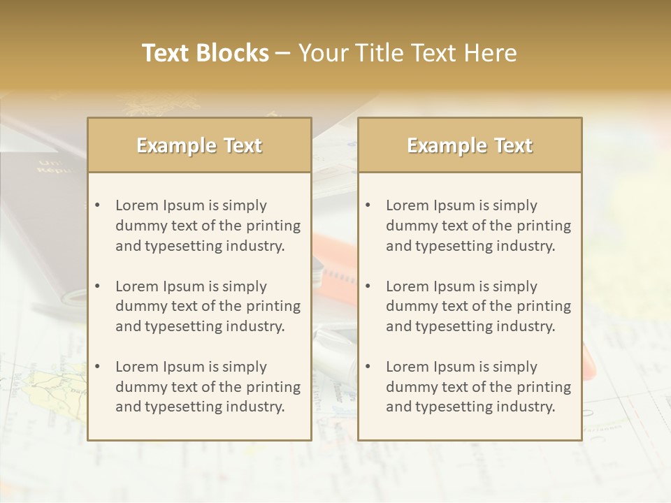 Correspondant Reportages Carnet De Voyages PowerPoint Template