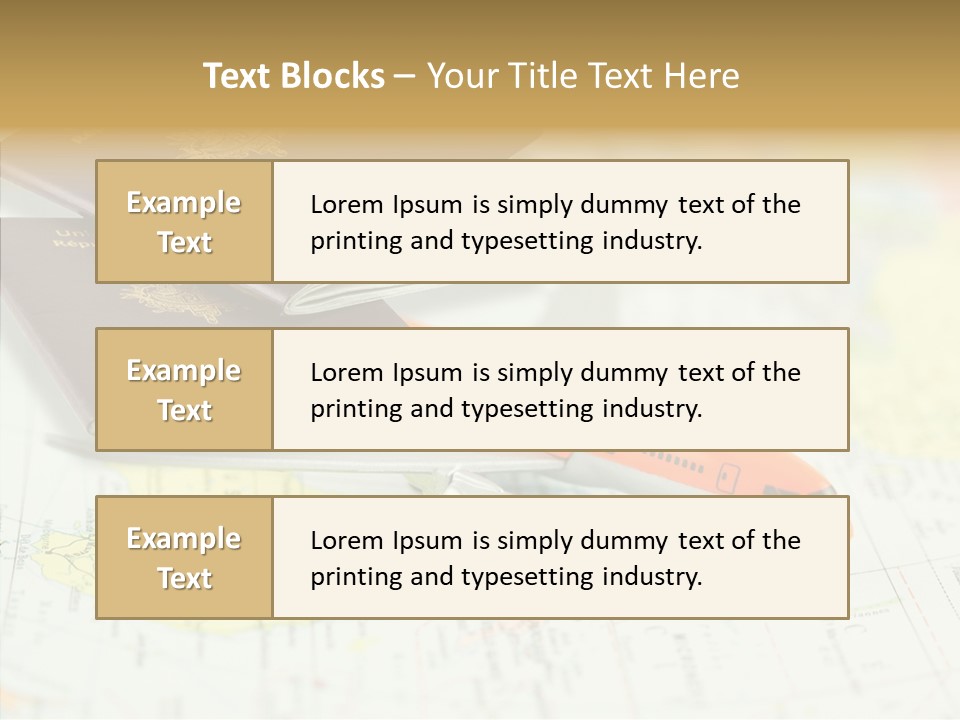 Correspondant Reportages Carnet De Voyages PowerPoint Template