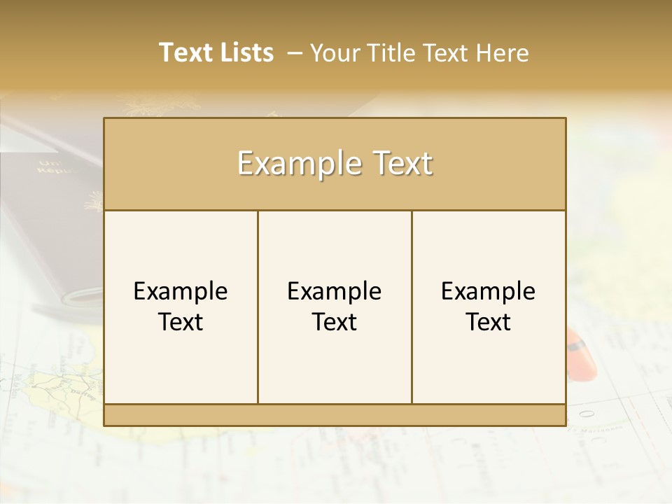 Correspondant Reportages Carnet De Voyages PowerPoint Template