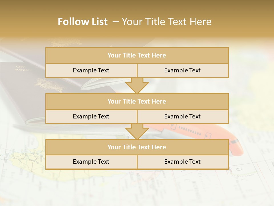 Correspondant Reportages Carnet De Voyages PowerPoint Template