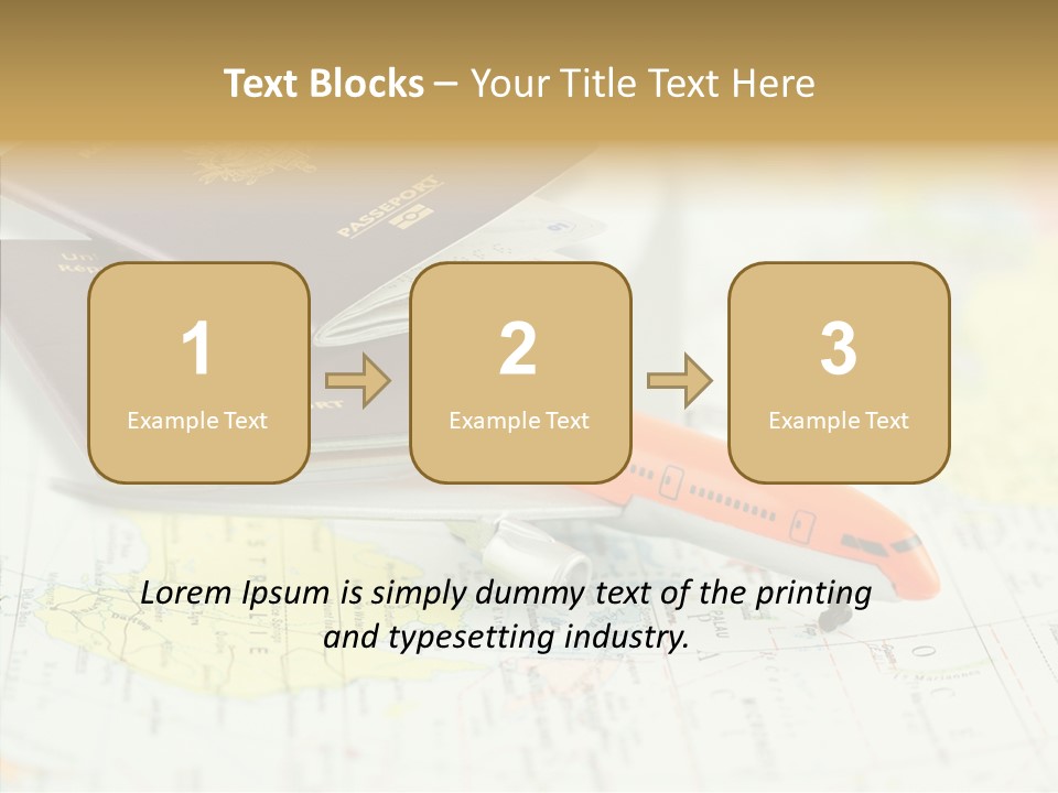 Correspondant Reportages Carnet De Voyages PowerPoint Template