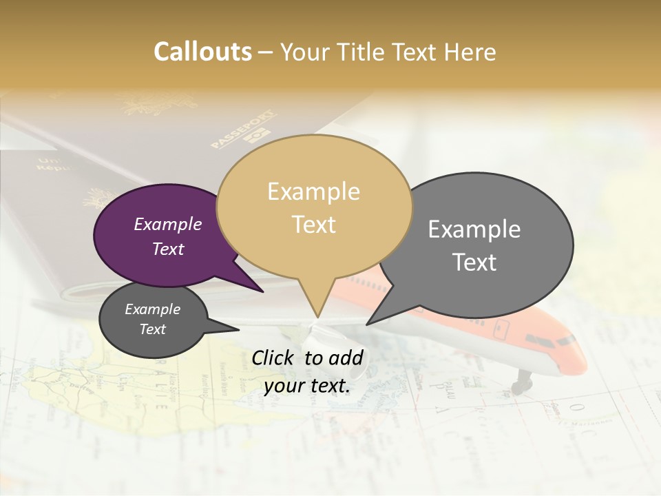 Correspondant Reportages Carnet De Voyages PowerPoint Template