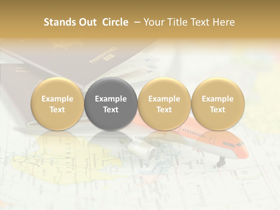 Correspondant Reportages Carnet De Voyages PowerPoint Template