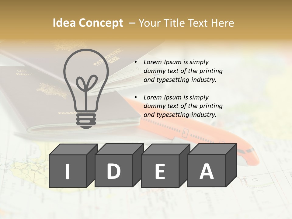 Correspondant Reportages Carnet De Voyages PowerPoint Template