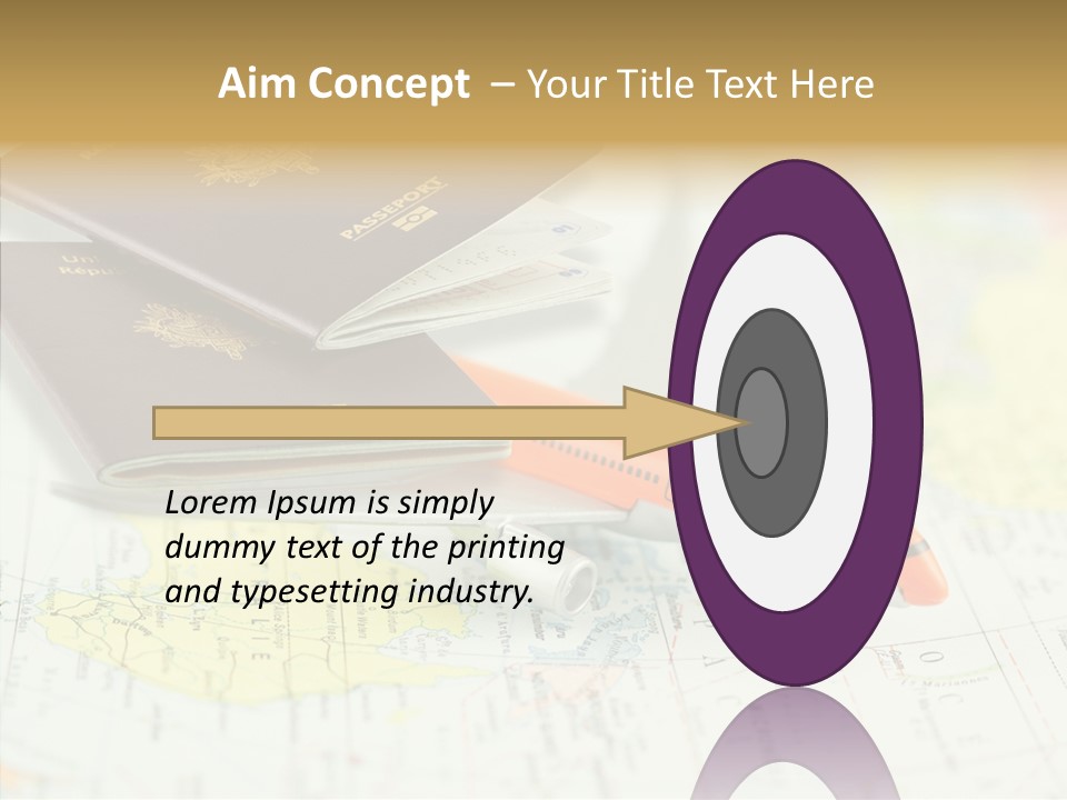 Correspondant Reportages Carnet De Voyages PowerPoint Template