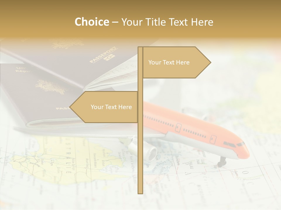 Correspondant Reportages Carnet De Voyages PowerPoint Template