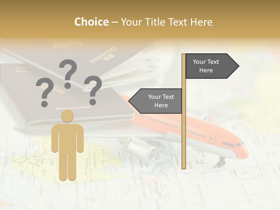 Correspondant Reportages Carnet De Voyages PowerPoint Template