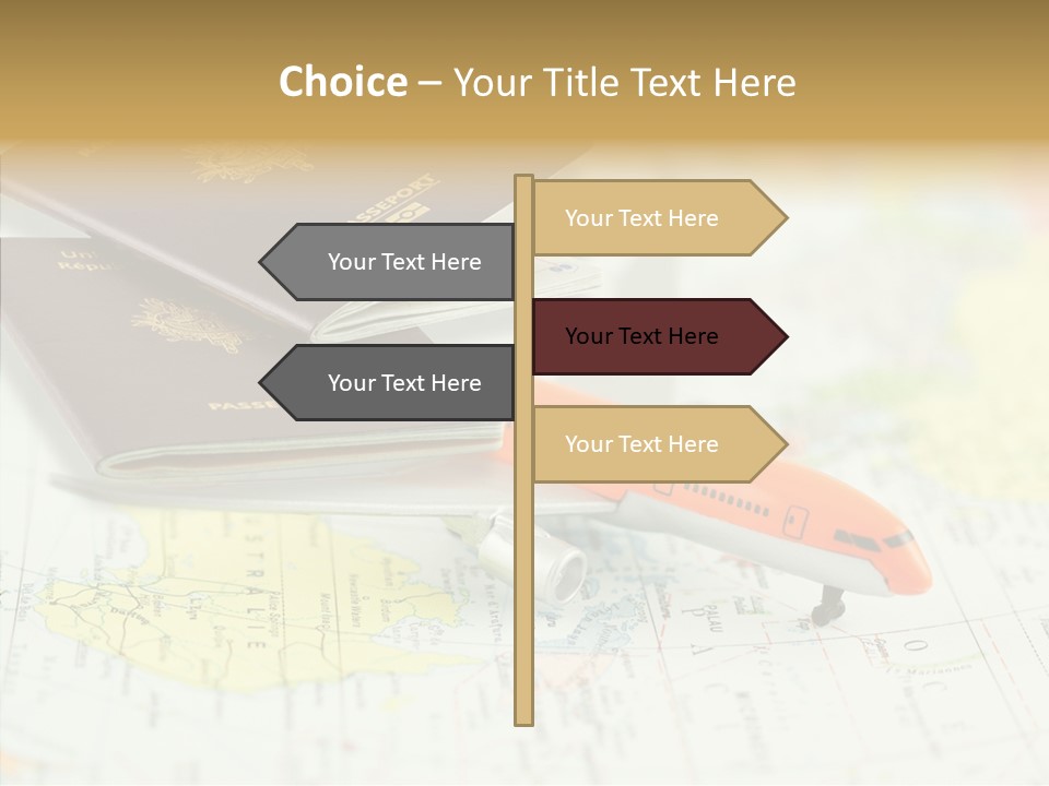 Correspondant Reportages Carnet De Voyages PowerPoint Template