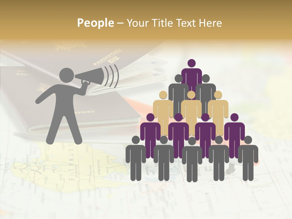 Correspondant Reportages Carnet De Voyages PowerPoint Template