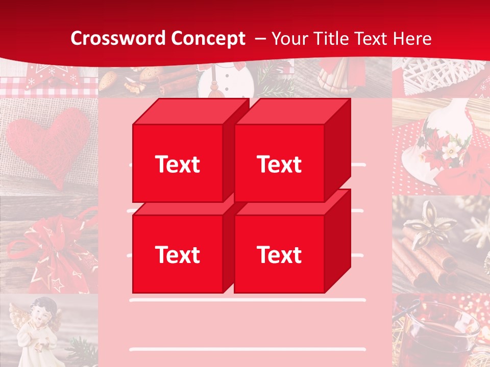 Geschenkgutschein Weihnachtskarte Elche PowerPoint Template
