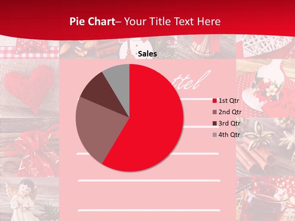 Geschenkgutschein Weihnachtskarte Elche PowerPoint Template