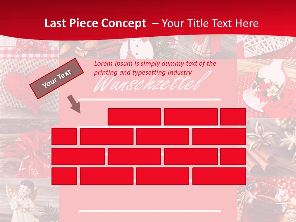 Geschenkgutschein Weihnachtskarte Elche PowerPoint Template