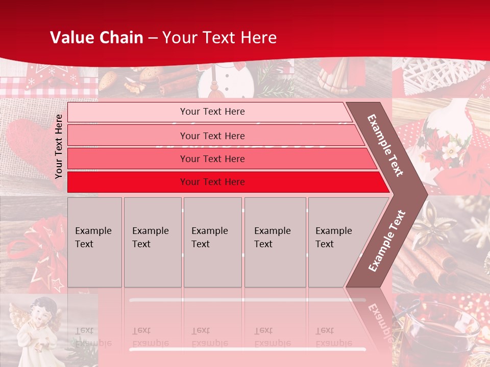 Geschenkgutschein Weihnachtskarte Elche PowerPoint Template