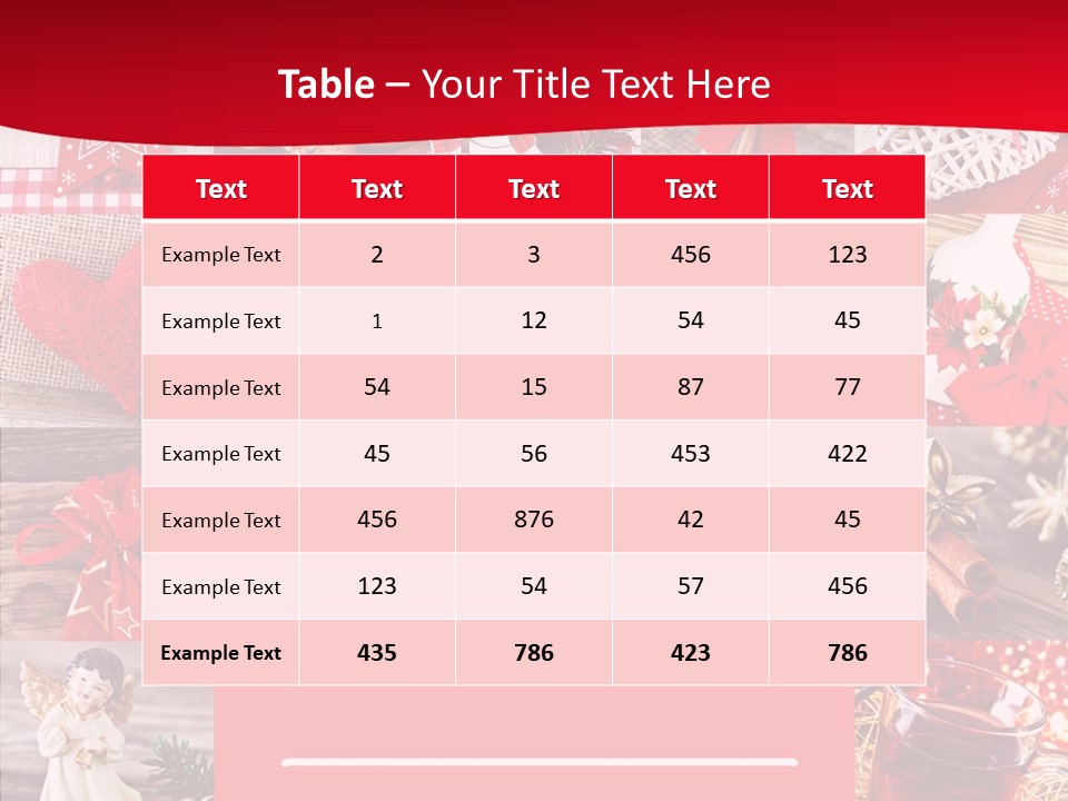 Geschenkgutschein Weihnachtskarte Elche PowerPoint Template