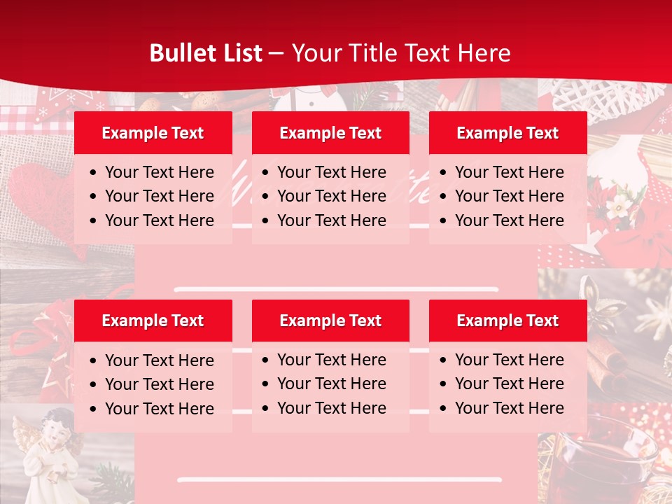 Geschenkgutschein Weihnachtskarte Elche PowerPoint Template