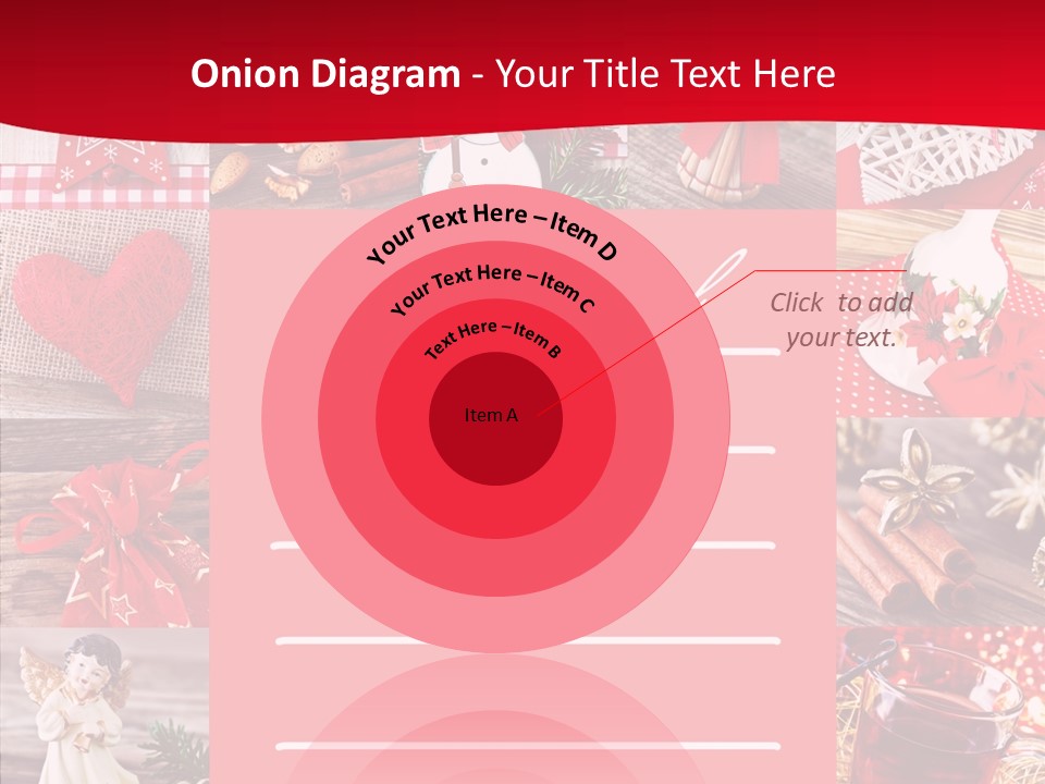 Geschenkgutschein Weihnachtskarte Elche PowerPoint Template